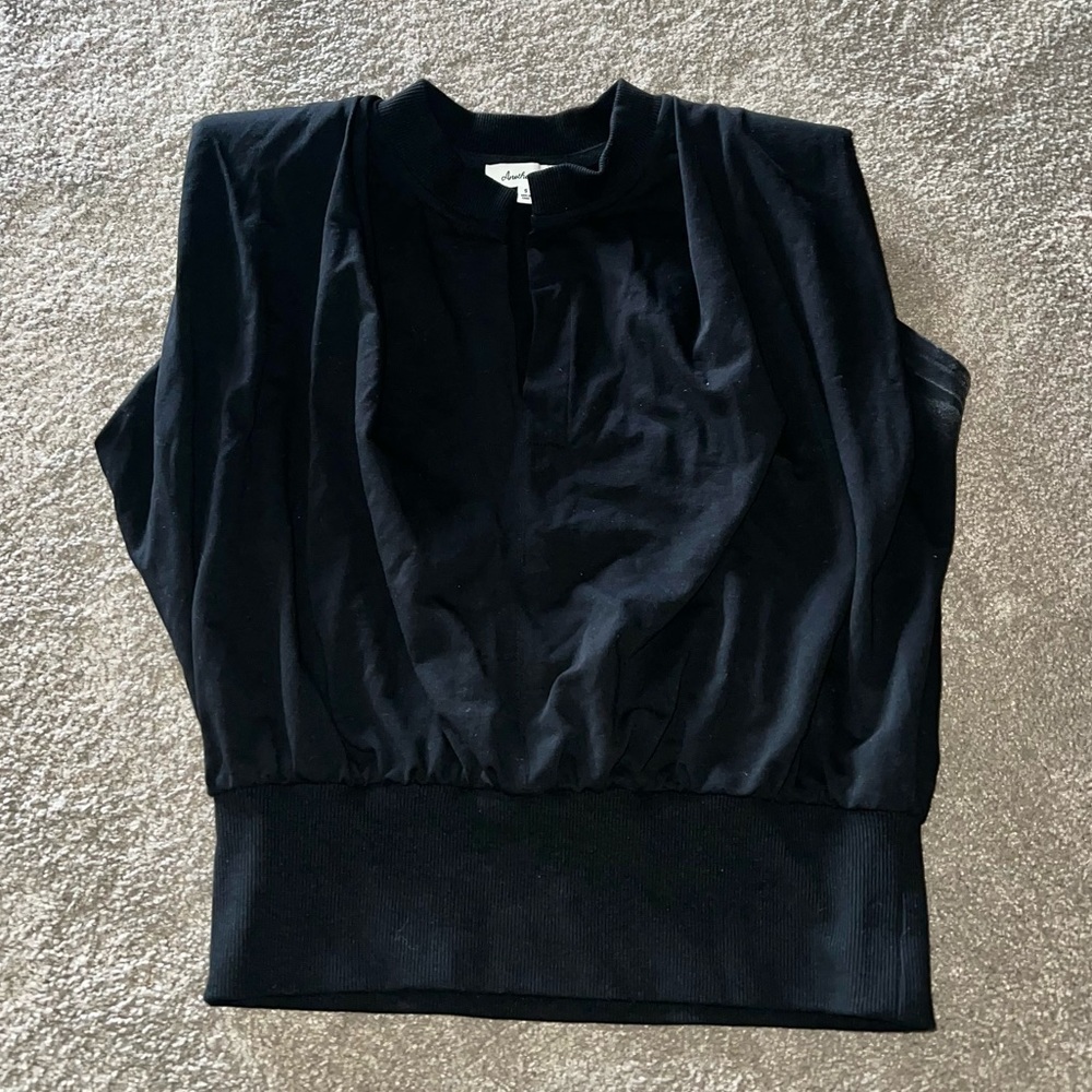 Another Love Black Top Muscle shirt Small